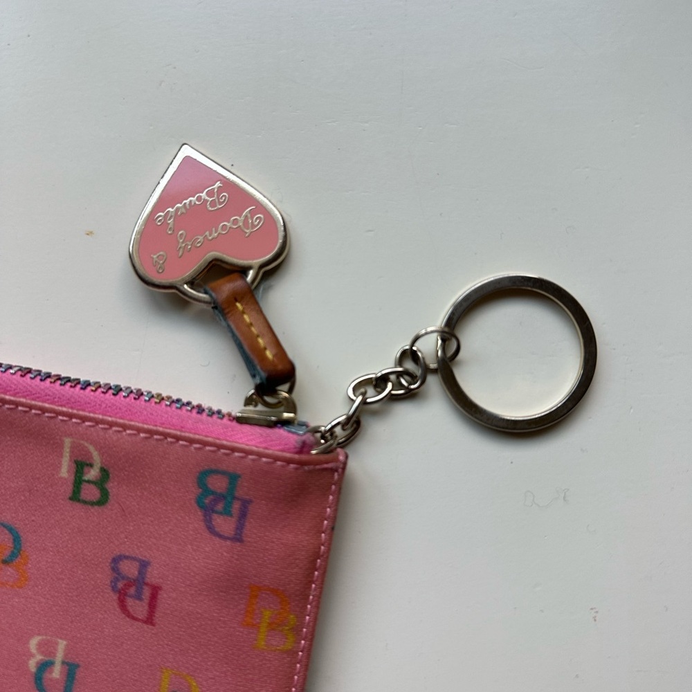 Vintage Dooney & Bourke Pink Coin Pouch - Picture 3 of 10